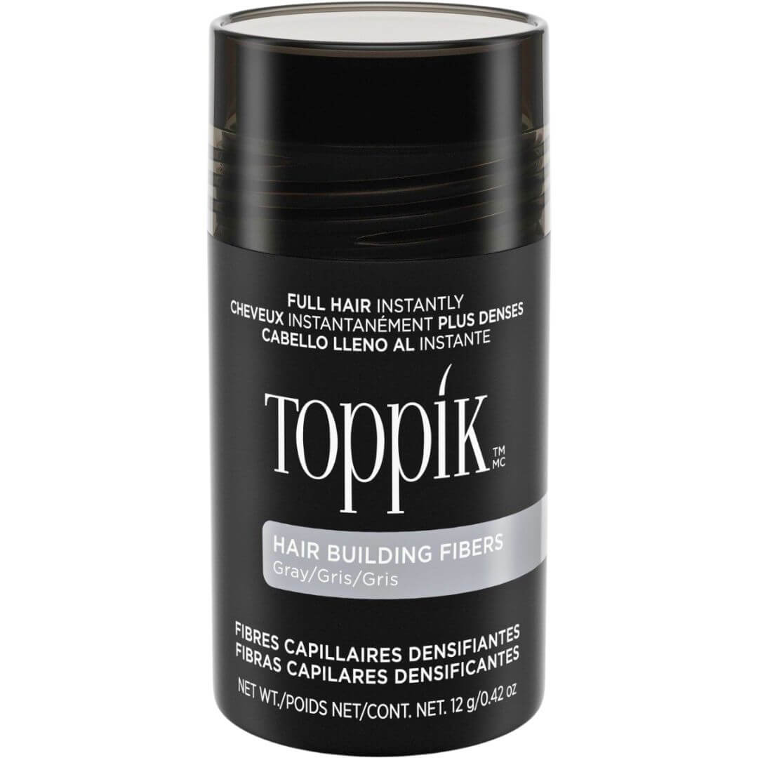 Toppik סיבי שיער טופיק צבע אפור 12 גרם Toppik סיבי שיער טופיק צבע אפור 12 גרם