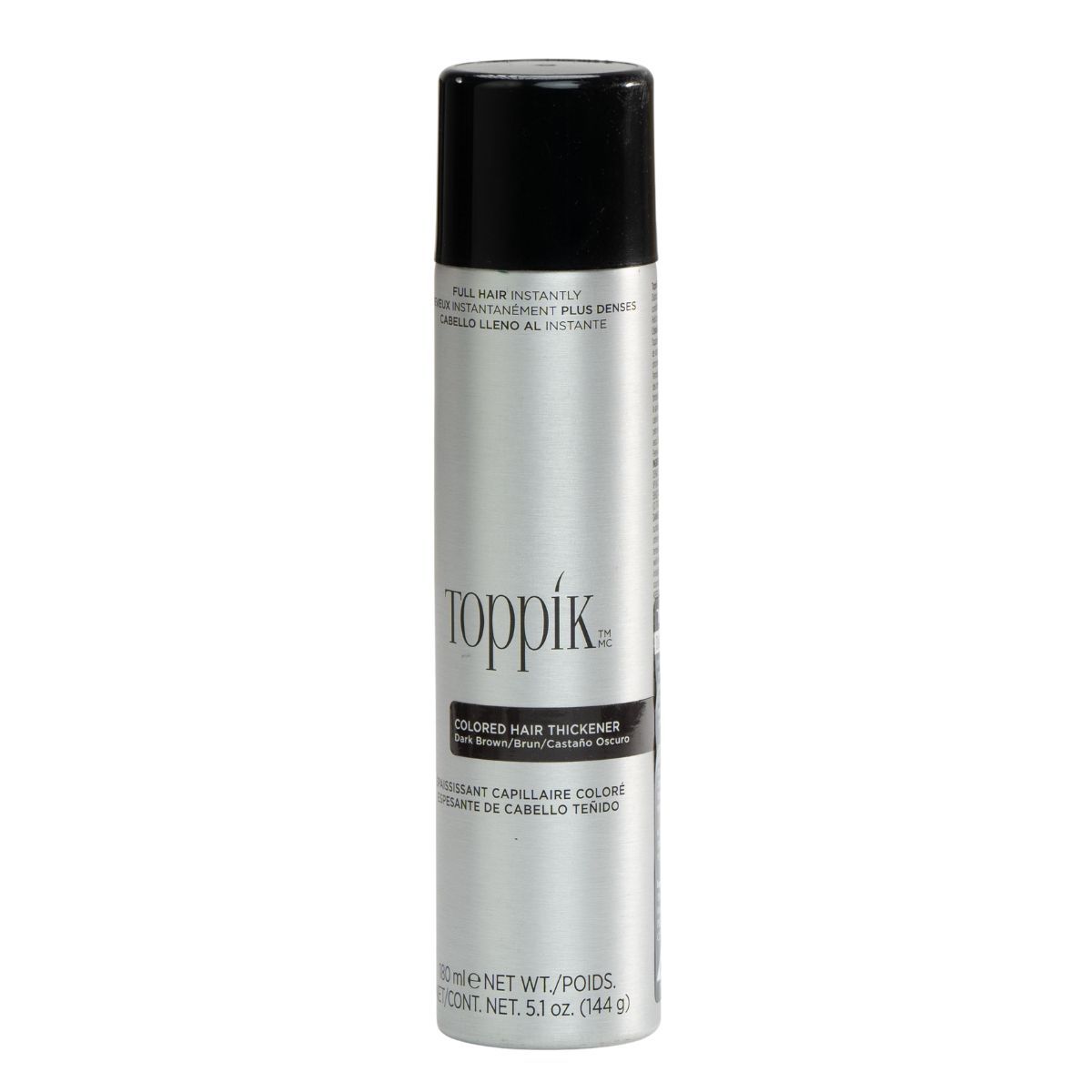 Toppik ספריי טופיק מעבה לשיער צבע חום כהה 144 גרם Toppik ספריי טופיק מעבה לשיער צבע חום כהה 144 גרם