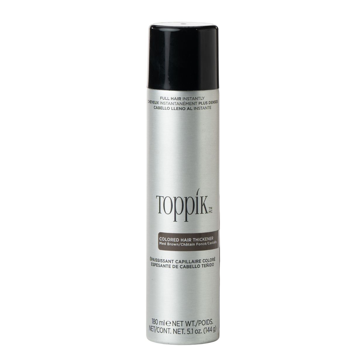 Toppik ספריי טופיק מעבה לשיער צבע חום בינוני 144 גרם Toppik ספריי טופיק מעבה לשיער צבע חום בינוני 144 גרם