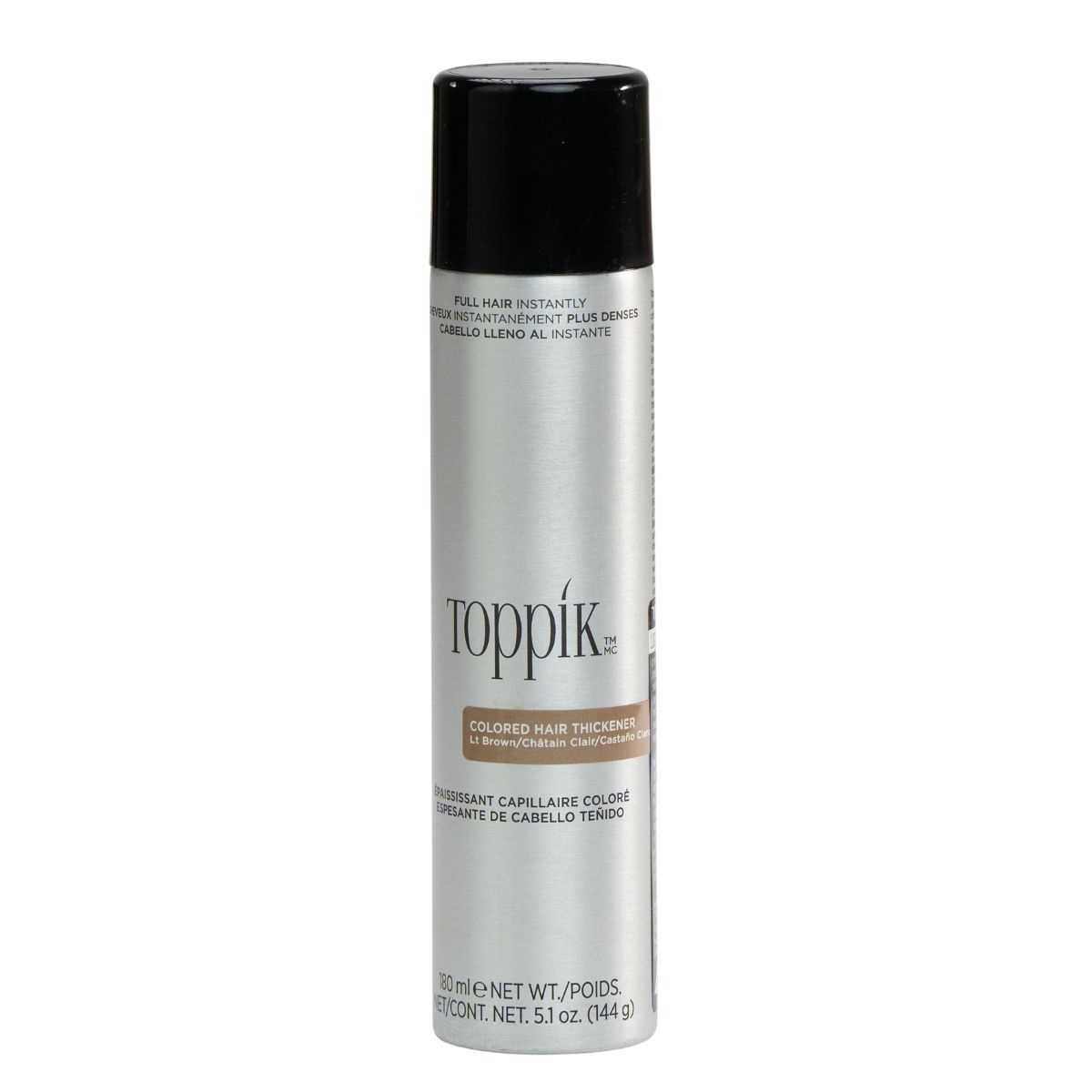 Toppik ספריי טופיק מעבה לשיער צבע חום בהיר 144 גרם Toppik ספריי טופיק מעבה לשיער צבע חום בהיר 144 גרם