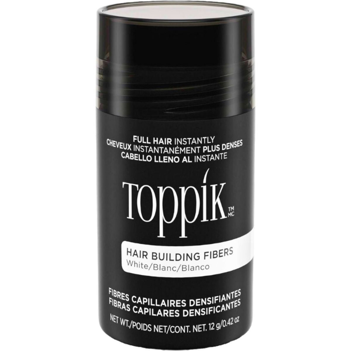 Toppik סיבי שיער טופיק צבע לבן 12 גרם Toppik סיבי שיער טופיק צבע לבן 12 גרם