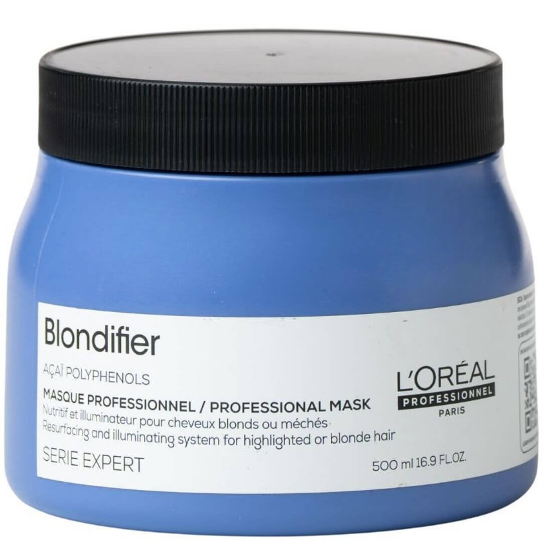 בלונדיפייר מסכה לשיער לכל גווני הבלונד S'erie Expert Blondifier סרי אקספרט לוריאל 500 מ"ל בלונדיפייר מסכה לשיער לכל גווני הבלונד S'erie Expert Blondifier סרי אקספרט לוריאל 500 מ"ל