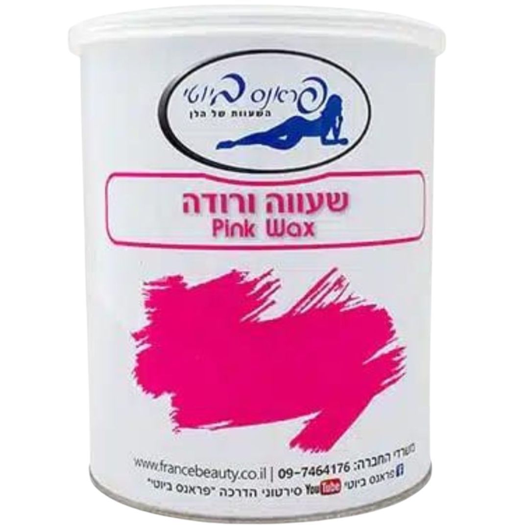 שעווה קרה ורודה 800 גרם פראנס ביוטי שעוות בדים שעווה קרה ורודה 800 גרם פראנס ביוטי שעוות בדים
