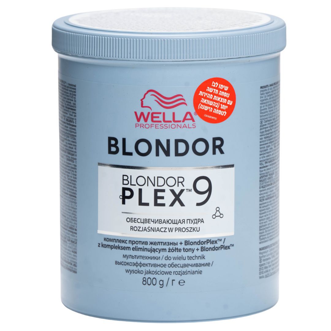 אבקת הבהרה לשיער BLONDOR PLEX בלונדור פלקס 800 גרם וולה אבקת הבהרה לשיער BLONDOR PLEX בלונדור פלקס 800 גרם וולה