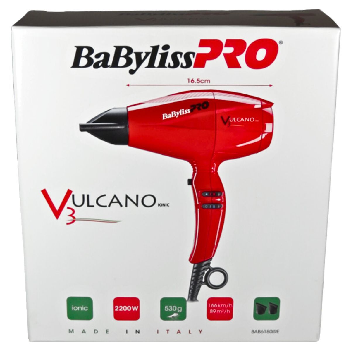 מייבש שיער מקצועי BABYLISS PRO VULCANO 3 בייביליס פרו מייבש שיער מקצועי BABYLISS PRO VULCANO 3 בייביליס פרו