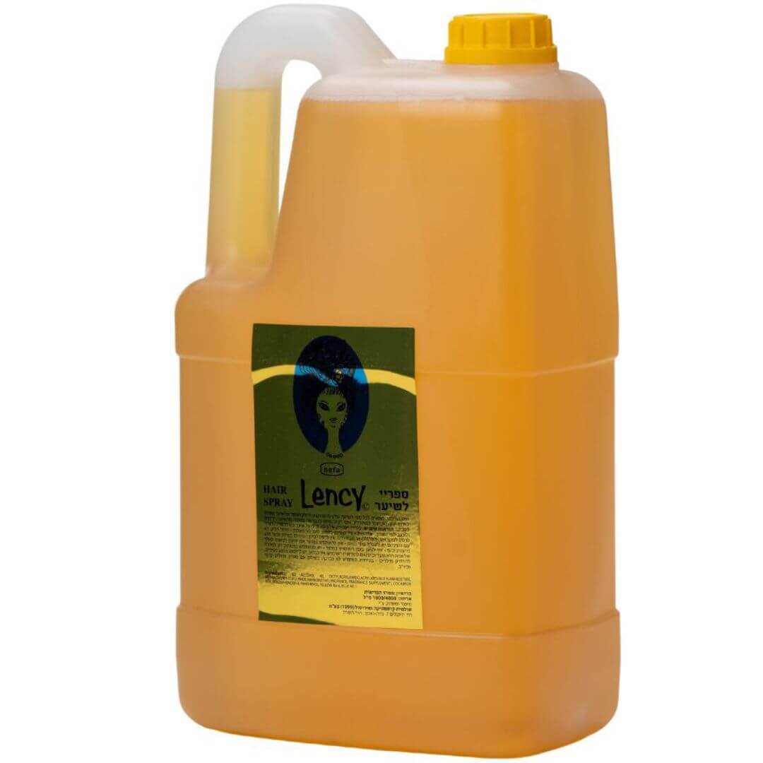 גלון ספריי לשיער LENCY חזק במיוחד 4 ליטר גלון ספריי לשיער LENCY חזק במיוחד 4 ליטר