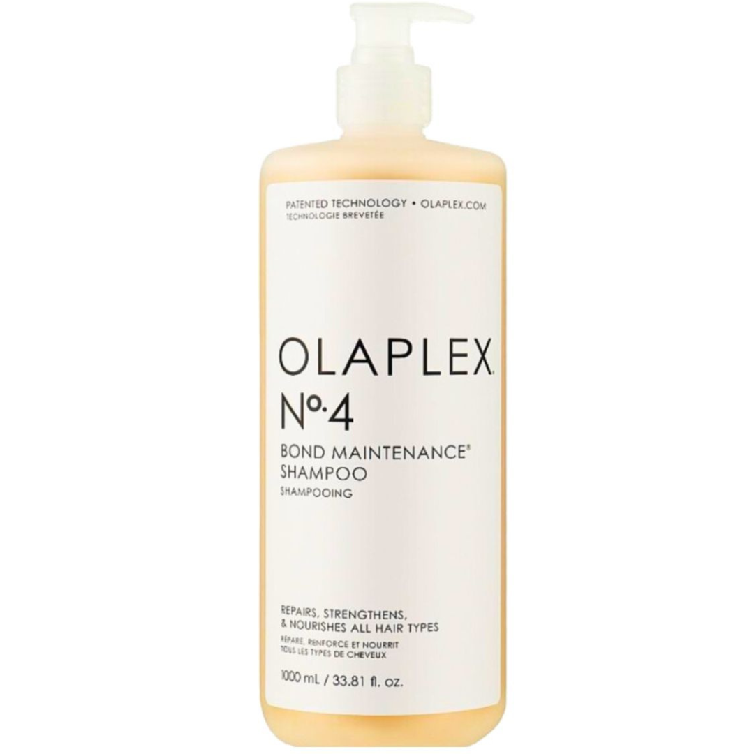 שמפו ללא מלחים לשיער OLAPLEX אולפלקס מס' 4 1000 מ"ל שמפו ללא מלחים לשיער OLAPLEX אולפלקס מס' 4 1000 מ"ל