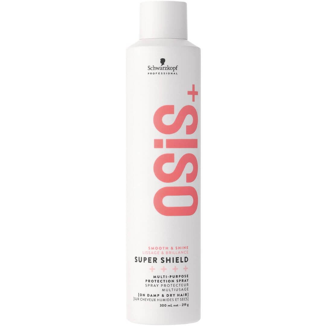 ספריי הגנה מפני חום OSIS + SUPER SHIELD שוורצקופף 300 מ"ל ספריי הגנה מפני חום OSIS + SUPER SHIELD שוורצקופף 300 מ"ל