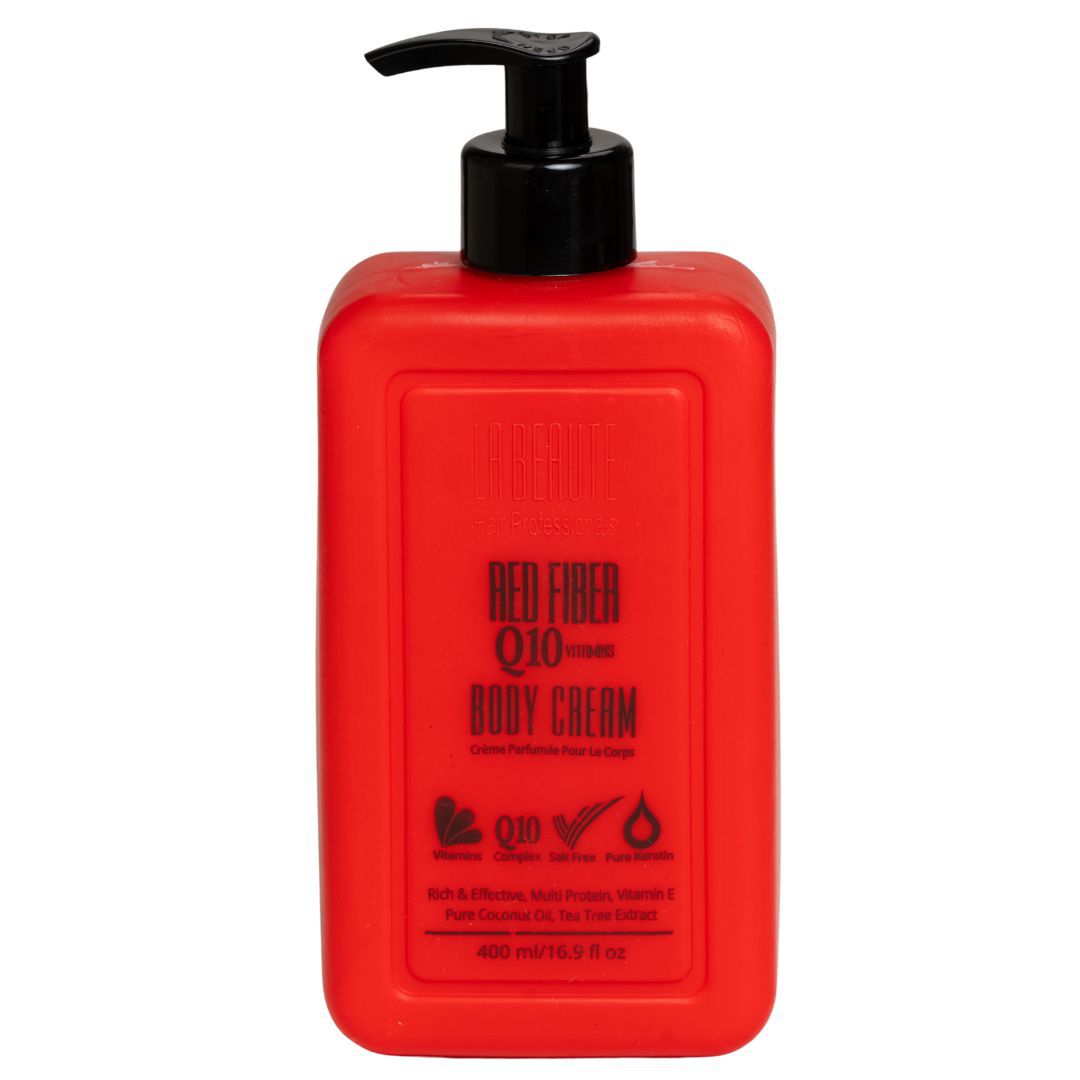 קרם גוף בניחוח RED FIBER לה בוטה 400 מ"ל קרם גוף בניחוח RED FIBER לה בוטה 400 מ"ל