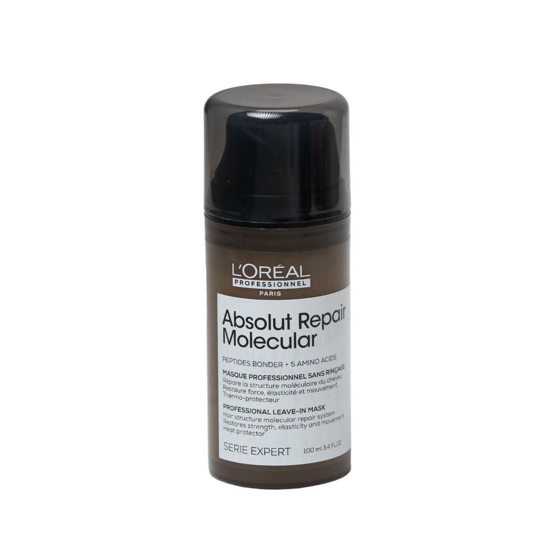 מסכה ללא שטיפה לשיקום שיער מיידי ABSOLUT REPAIR MOLECULAR לוריאל מסכה ללא שטיפה לשיקום שיער מיידי ABSOLUT REPAIR MOLECULAR לוריאל