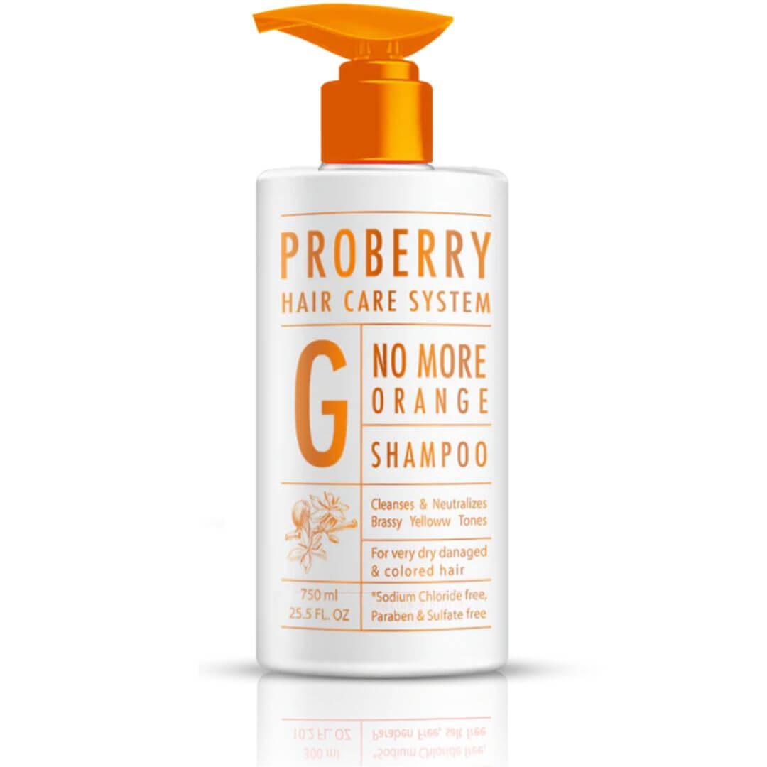 שמפו לשטיפה מושלמת ולנטרול הגוון הכתום PROBERRY לשיער יבש מאוד, פגום וצבוע שמפו לשטיפה מושלמת ולנטרול הגוון הכתום PROBERRY לשיער יבש מאוד, פגום וצבוע