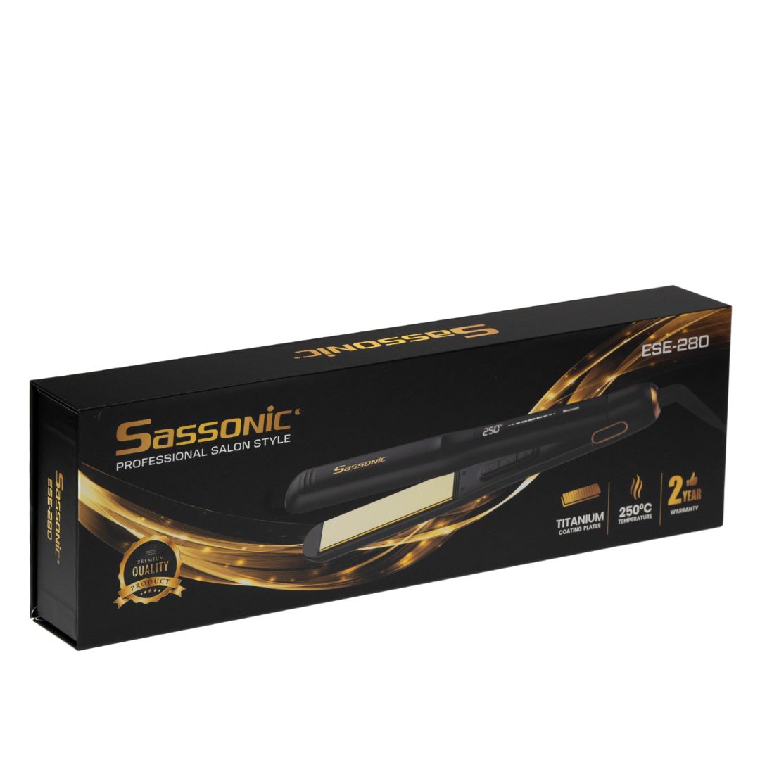 מחליק שיער מקצועי SASSONIC ESE- 280 ססוניק מחליק שיער מקצועי SASSONIC ESE- 280 ססוניק