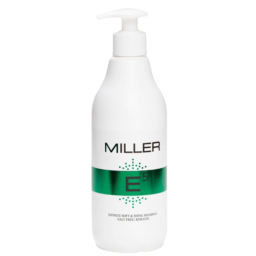 שמפו קרטין ללא מלחים MILLER E5 לשיער יבש ופגום מילר 500 מ"ל שמפו קרטין ללא מלחים MILLER E5 לשיער יבש ופגום מילר 500 מ"ל