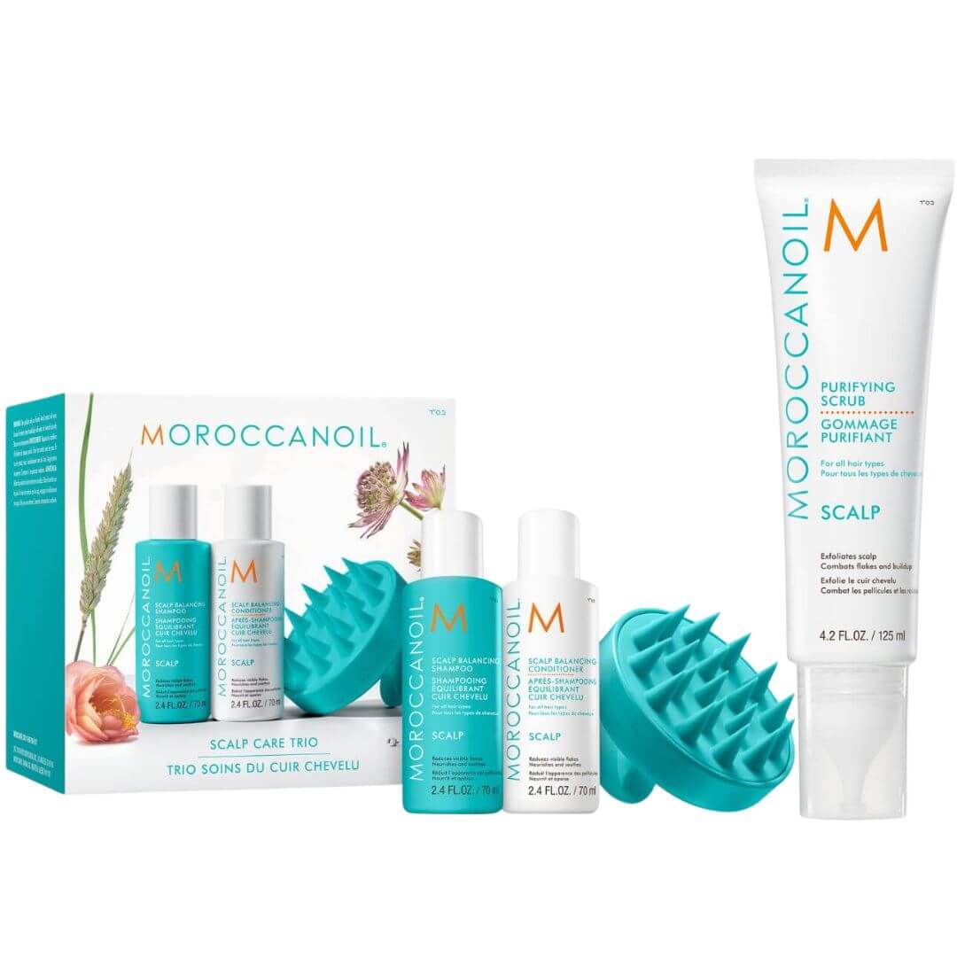 מארז התנסות לטיפוח הקרקפת MOROCCANOIL SCALP שמן מרוקאי + פילינג לטיהור הקרקפת שמן מרוקאי 125 מ"ל מארז התנסות לטיפוח הקרקפת MOROCCANOIL SCALP שמן מרוקאי + פילינג לטיהור הקרקפת שמן מרוקאי 125 מ"ל