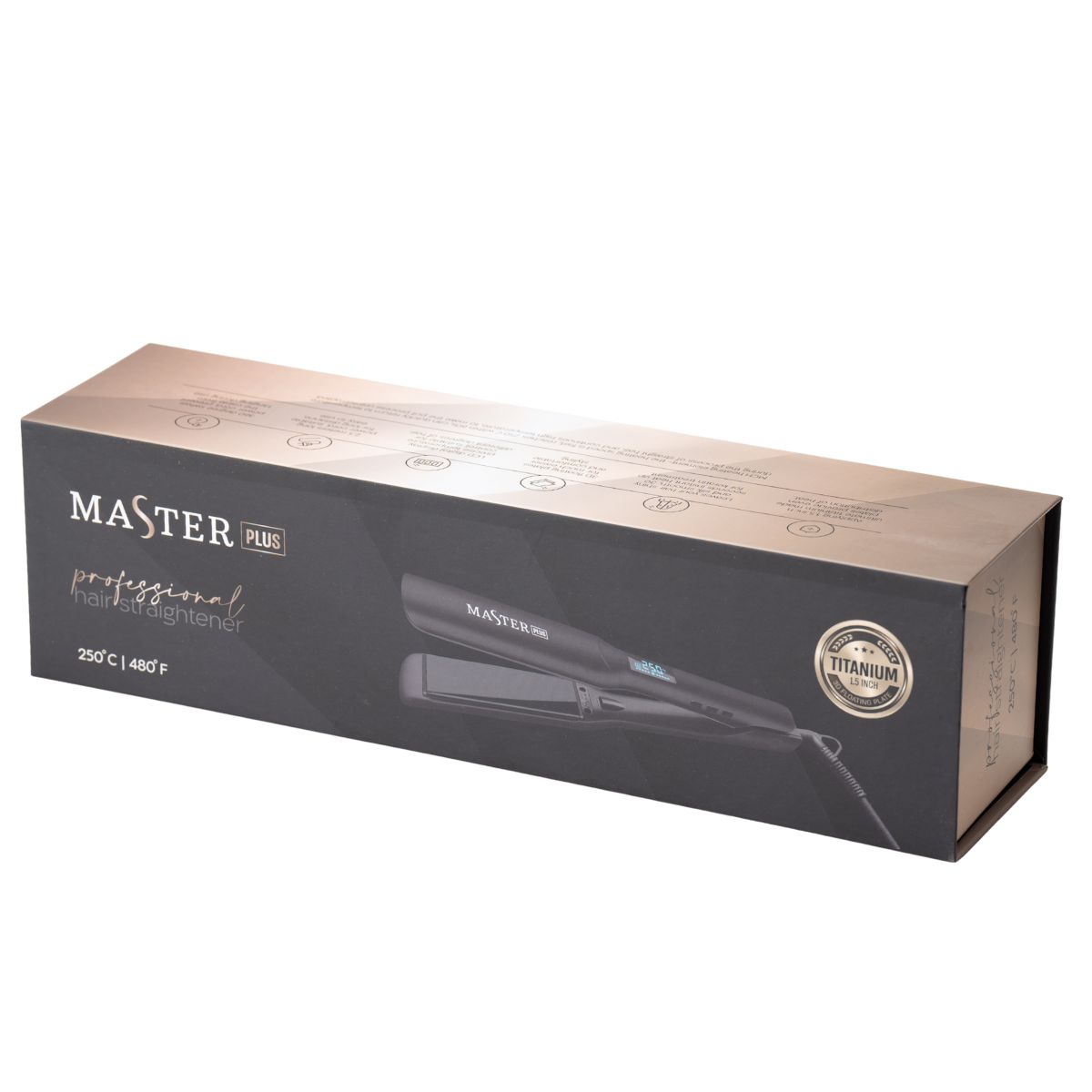 מחליק שיער Master Plus ATC714D מאסטר פלוס מחליק שיער Master Plus ATC714D מאסטר פלוס