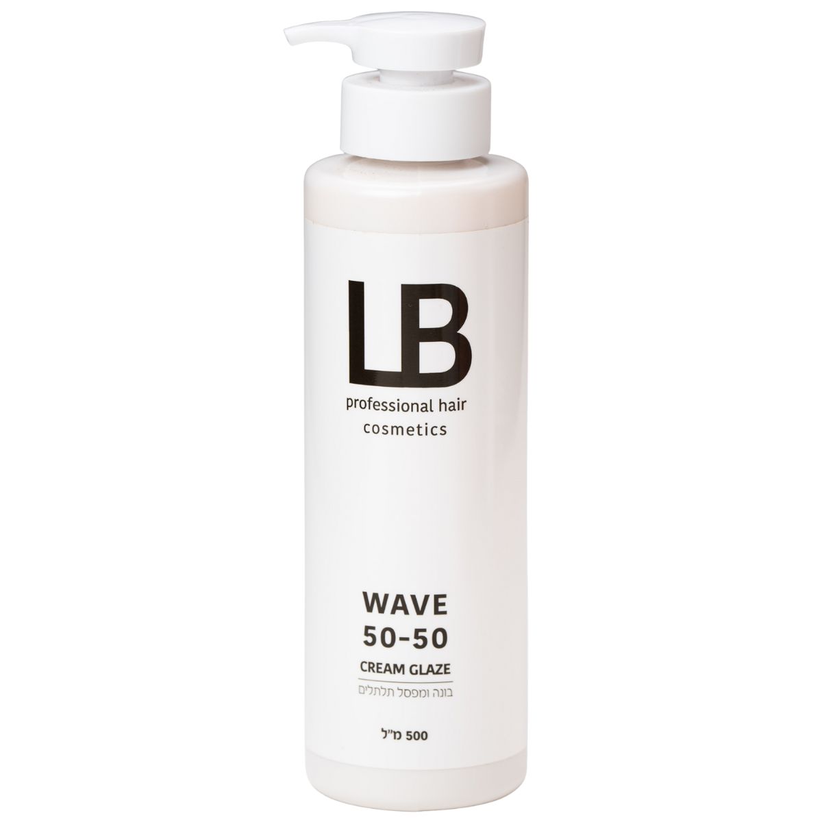 קרם גלייז WAVE 50-50 בונה ומפסל תלתלים LB אל בי 500 מ"ל קרם גלייז WAVE 50-50 בונה ומפסל תלתלים LB אל בי 500 מ"ל